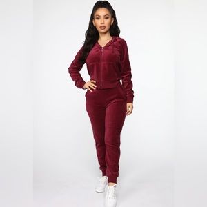 Velour Lounge Set